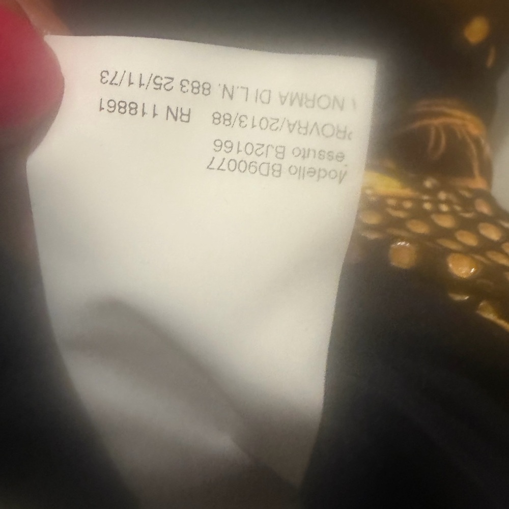 NWT Versus Black and Gold Long Sleeve Dress - Size S - Picture 6 of 13
